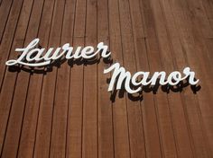 All sizes | Laurier Manor | Flickr - Photo Sharing! #50s #type #script