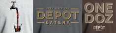 http://eatatdepot.co.nz/ #logo #eatery #food #depot