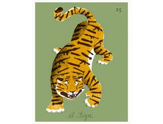 Project 3 - Justin Renteria Illustration #illustration #tiger #editorial
