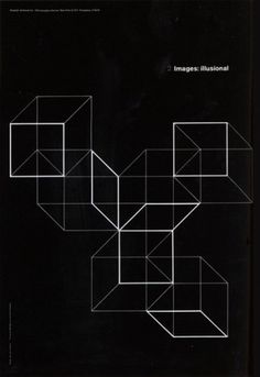 Baubauhaus. #white #design #graphic #black #geometric #poster #and #illusional