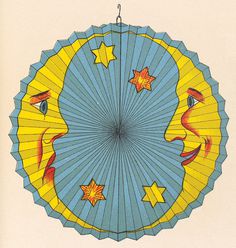 Paperlantern #lantern #geometry #vintage #moon #geometra #paper #luna