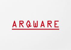ARQWARE on the Behance Network #logo #identity #branding