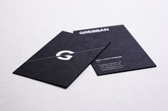 Grebban on the Behance Network #paper #simplicity #cards #business