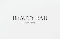 Beauty Bar - SAVVY #logo #identity #branding #typography