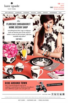 Florence Broadhurst Kate Spade #subscribe #florence #design #emailer #broadhurst #spade #mailer #kate