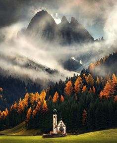 The Dolomites during an autumn afternoon