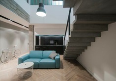 Minimalist Duplex Loft by Theza Architects
