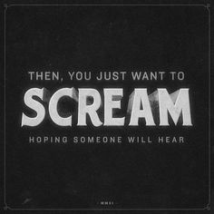 All sizes | Scream | Flickr - Photo Sharing! #film #classic #vintage #typography