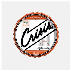 Merry Crisis on the Behance Network #lettering #crisis #emblem #label #logo #identity #symbol #type #typography