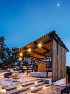 Ranch House and Pool Pavilion in Texas, Drophouse and ROOT Design 11
