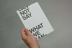 What We Cannot Say : Tim Wan : Graphic Design #design #graphic #editorial #publication