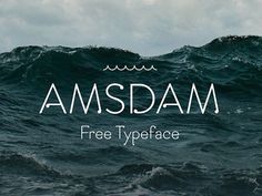 Amsdam : Free Modern Font