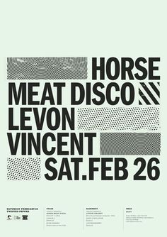 Más tamaños | Horse Meat Disco / Levon Vincent | Flickr: ¡Intercambio de fotos! #cullen #james #vintage #poster #future #typography