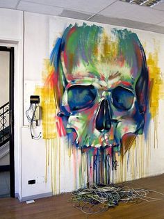 OTAKU GANGSTA #paint #skull