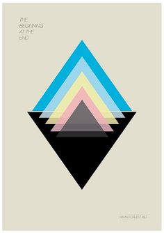 All sizes | Untitled | Flickr - Photo Sharing! #triangle #geometry #layering #poster