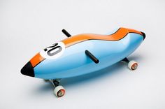 Designer torpedo scooters, y'know, for kids! | Colossal #industrial design #kids #toys #scooter