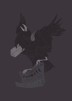 crow, illustration