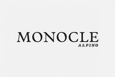 FRESHNGOOD.COM » Monocle Alpino Holiday 2011 #logo #identity #monocle