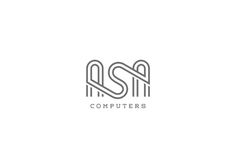 ASA Computers logo #logo #design