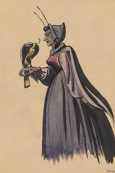 Early Maleficent character design