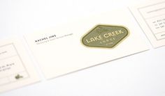 Business Card Design #destination #resort #lodge #stationery #lake #logo #letterhead #creek