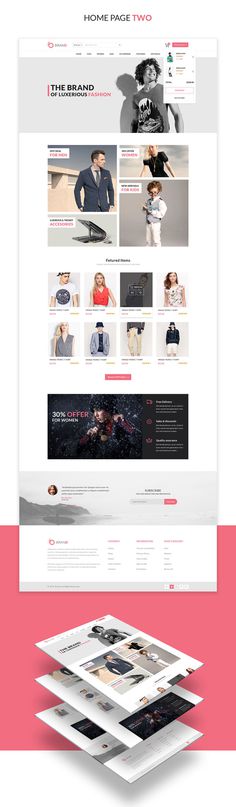 Brand Fashion Store Shopping Cart PSD Template Free Download