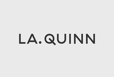 LA Quinn by Sam Mearns #logotype #typography