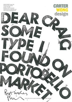 Phil Carter #typography