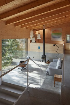 Nordic Esthetics with a Touch of Industrial Style / House Behind The Wall