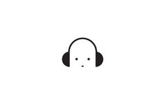 LOGOS on the Behance Network #radio #head #headphones #sound #logo