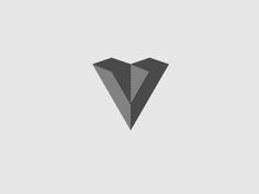 Dribbble - More V by Jeff Domke #logo #letter