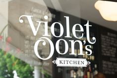 Violet Oon's Kitchen on Behance #logo #brand