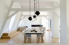 Renovation of a Two Story Attic Apartment in Strasbourg / f+f architectes