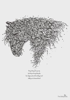 horsey02 #horse #drawing #animal #ilustration #organic
