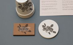 Crabapple Kitchen — Tom Clayton / Swear Words #business #branding #card #identity #stationery #foil #typography