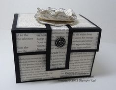 Paper Treasure Box - 40+ Creative DIY Favor Boxes #diy #treasure #box #favor