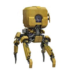 Mech Blog #4-leg #yellow #robot