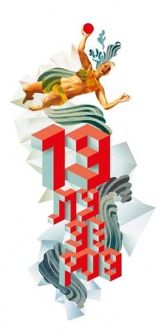 TOP-100 people, events, facts of global sport in 2011 on the Behance Network #typography