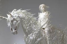 Stunning Sculptures by Odani Motohiko (3 pics) My Modern Metropolis #horse #white #woman #art