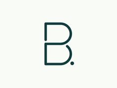 Dribbble - Ben Zabel by Mads Burcharth #monogram #letter #typography