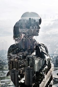 City Silhouettes : JASPER JAMES - PHOTOGRAPHER - BEIJING CHINA (+86) 15910926348 #girl #photo #city #photography #building #double