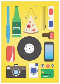 21st century boy #coke #vector #analog #instagram #iphone #illustration #vinyl #minimal #poster #stereotypes #3d
