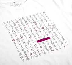 NATRI - T-Shirt (white): THE SECRET TO CREATIVITY IS KNOWING HOW TO HIDE YOUR SOURCES #silkscreen #apparel #modern #print #design #graphic #shirt #minimal #fashion #type #typography