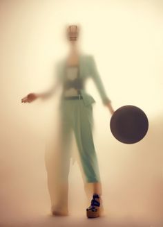 Sara Lindholm - sophication: A truly artistic editorial. (via... #fashion #transparent #photography #green