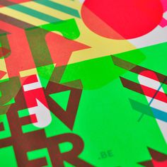 gezeever screenprint poster typography illustration gezeever open zeefdrukwerkplaats Antwerpen