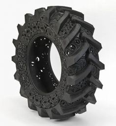 Carved Tires by Wim Delvoye | Design Milk #tire #ornate #carved