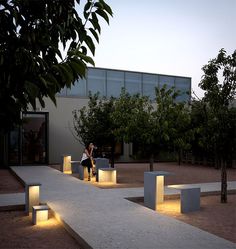 Furniture Meets Light: Empty by VIBIA - ights, lamp, lighting #design, #lighting, outdoor, architecture, house, dream home, #outdoor furnitu