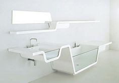 Onestep Creative #tub #bath #sink #modern #minimal