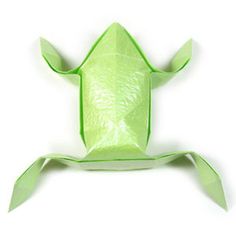 How to make an origami frog (http://www.origami-make.org/howto-origami-frog.php)