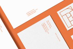 Paul Thomson by Duane Dalton #stationary #graphic design #brand #brand identity #orange